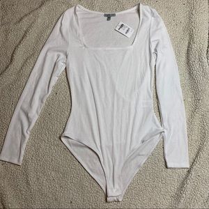 NWT long sleeve ribbed bodysuit
